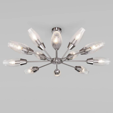 Люстра Eurosvet 60140/12 сатин-никель Thalia Люстра Eurosvet 60140/12 сатин-никель Thalia