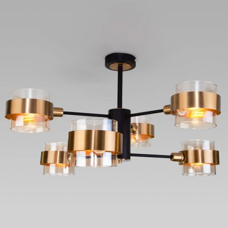 Люстра Eurosvet 70127/6 черный Arcada Люстра Eurosvet 70127/6 черный Arcada