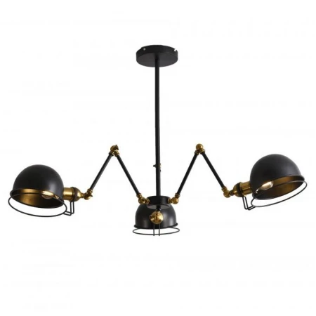 Люстра LUMINA DECO LDP D015-3 BK Valmonti