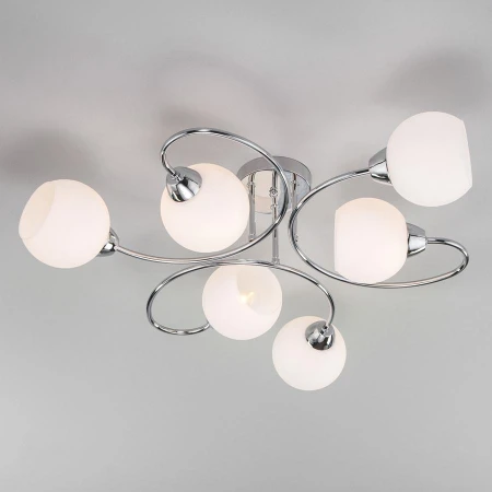 Люстра Eurosvet 30136/6 хром Tulia Люстра Eurosvet 30136/6 хром Tulia