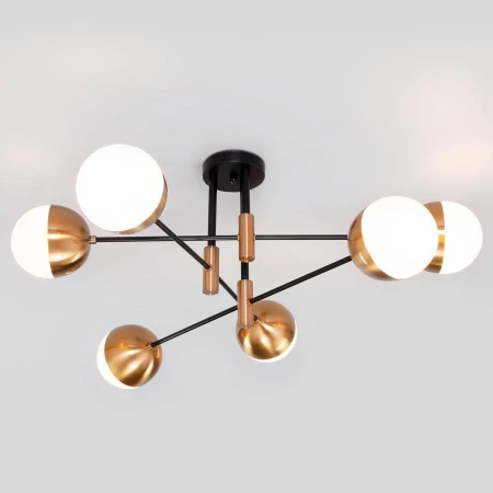 Люстра Eurosvet 70129/6 латунь Nuvola Люстра Eurosvet 70129/6 латунь Nuvola