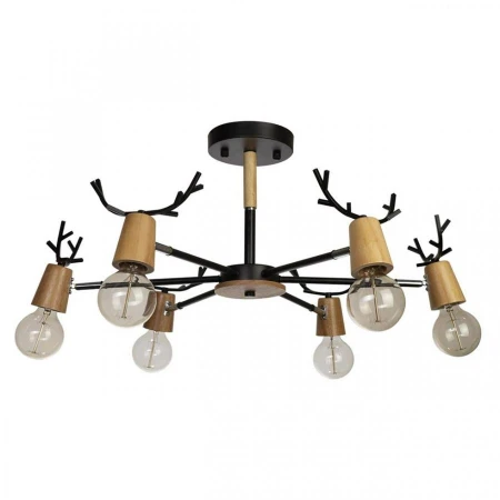 Люстра Loft IT 10024/6 Black SVEN Люстра Loft IT 10024/6 Black SVEN