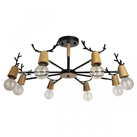 Люстра Loft IT 10024/8 Black SVEN Люстра Loft IT 10024/8 Black SVEN