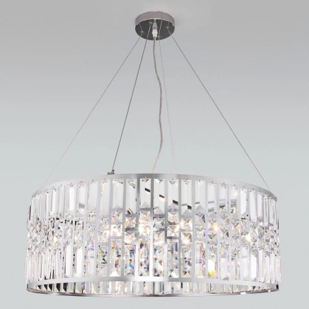 Светильник Eurosvet 10116/8 хром/прозрачный хрусталь Strotskis Lory