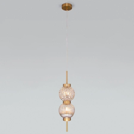 Светильник Eurosvet 50186/2 латунь Plaza