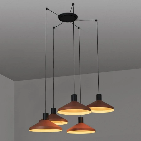 Светильник Faro Barcelona 68597-5L KOMBO TERRACOTTA