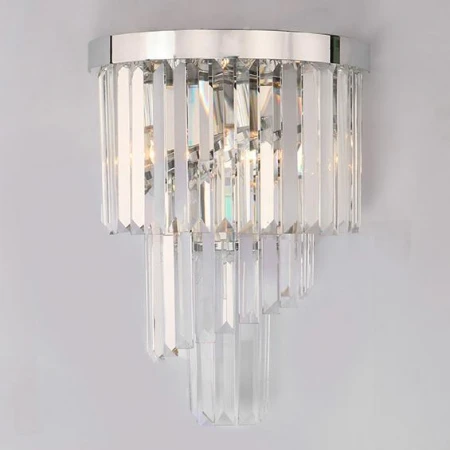 Хрустальное бра Newport 31103/A nickel left