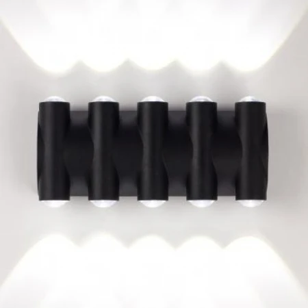 Бра AM Group AM359-10X1W BK 4000K