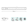 Модульный светодиодный светильник Gauss G 9023531235