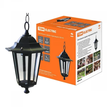 Уличный подвесной светильник TDM Electric 6100-05 SQ0330-0010 Уличный подвесной светильник TDM Electric 6100-05 SQ0330-0010