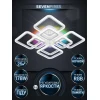 Потолочная светодиодная люстра Seven Fires Eila SF5010/9C-WT-RGB Потолочная светодиодная люстра Seven Fires Eila SF5010/9C-WT-RGB