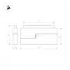 Трековый светодиодный светильник для магнитного шинопровода Arlight MAG-ORIENT-FLAT-FOLD-S230-12W Warm3000 034664(1)