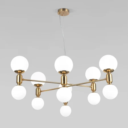 Подвесная люстра Eurosvet Bubble 30182 латунь