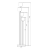 Торшер Escada Denver 1109/4 Chrome/Beige Торшер Escada Denver 1109/4 Chrome/Beige