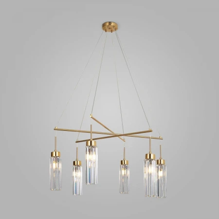 Подвесная люстра Eurosvet Gilian 60163/6 латунь