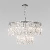 Подвесная люстра Eurosvet Blitz 60160 хром/ прозрачный хрусталь Strotskis