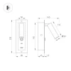 Встраиваемый светодиодный спот Arlight SP-Bed-Charge-Built-S80x230-3W Warm3000 046881