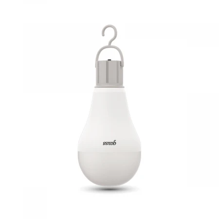 Лампа светодиодная аккумуляторная Gauss E27 10W 3000K матовая 102402100