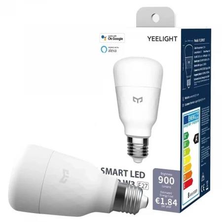 Лампа светодиодная диммируемая Yeelight E27 8W 2700K белая YLDP007 Лампа светодиодная диммируемая Yeelight E27 8W 2700K белая YLDP007
