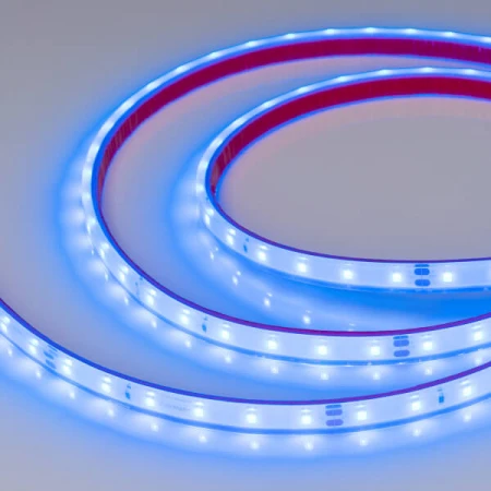 Светодиодная влагозащищенная лента Arlight 4,8W/m 60LED/m 2835SMD синий 5M 034160 Светодиодная влагозащищенная лента Arlight 4,8W/m 60LED/m 2835SMD синий 5M 034160