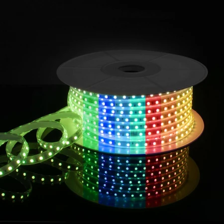 Светодиодная влагозащищенная лента Elektrostandard 11W/m 60LED/m 5050SMD RGB 50M a053641 Светодиодная влагозащищенная лента Elektrostandard 11W/m 60LED/m 5050SMD RGB 50M a053641