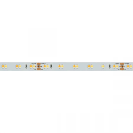 Светодиодная лента Arlight 9,6W/m 120LED/m 3528SMD теплый белый/белый 5M 025211(2)