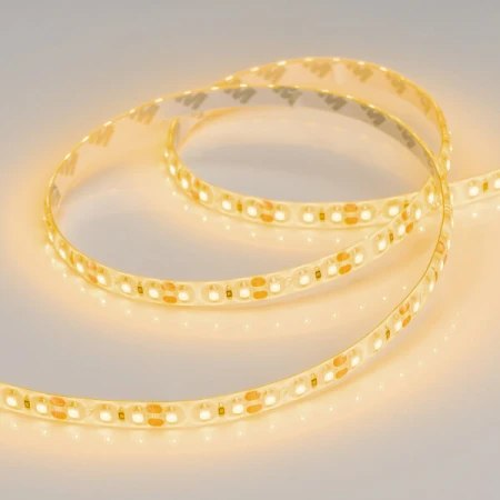 Светодиодная влагозащищенная лента Arlight 9,6W/m 120LED/m 2835SMD желтый 5M 014883(2)