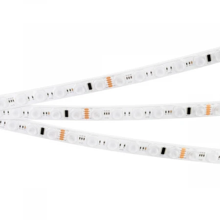 Светодиодная лента герметичная Arlight 20W/m 36LED/m 3030SMD разноцветный 5М DMX-FLT-PS-S36-23mm 24V 038297