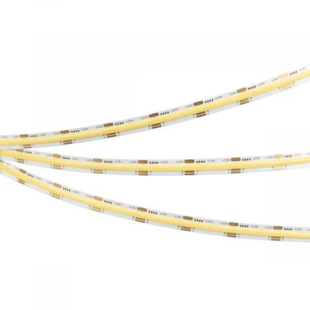 Светодиодная лента герметичная Arlight 7W/m 378LED/m CSPSMD теплый белый 5М SPI-COB-SE-X378-12mm 24V 041739