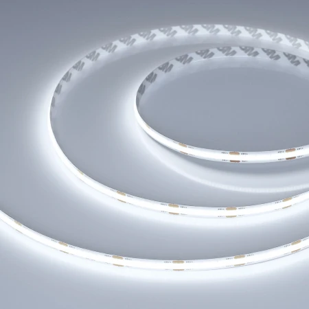 Светодиодная лента Arlight 10W/m 480LED/m CSP холодный белый 50М COB-X480-8mm 48V White6000 043258 Светодиодная лента Arlight 10W/m 480LED/m CSP холодный белый 50М COB-X480-8mm 48V White6000 043258