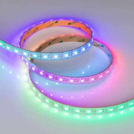 Светодиодная влагозащищенная лента Arlight Бегущий огонь 8W/m 60Led/m 5060SMD разноцветный 5M SPI-P-B60-12mm 12V RGB-PX1-BPT 041615(1) Светодиодная влагозащищенная лента Arlight Бегущий огонь 8W/m 60Led/m 5060SMD разноцветный 5M SPI-P-B60-12mm 12V RGB-PX1-BPT 041615(1)