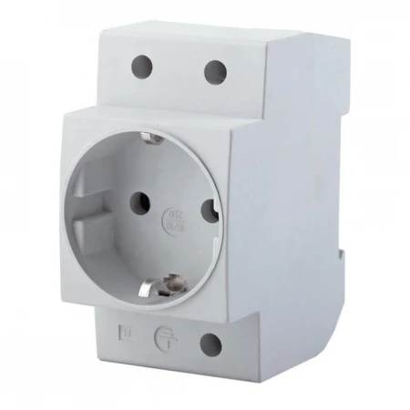 Розетка на DIN-рейку 2P+PE Feron Stekker с/з 16A 250V серая PST16901401 39171 Розетка на DIN-рейку 2P+PE Feron Stekker с/з 16A 250V серая PST16901401 39171
