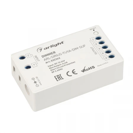 Диммер Arlight ARL-Sirius-Tuya-Dim-Suf 032342 Диммер Arlight ARL-Sirius-Tuya-Dim-Suf 032342