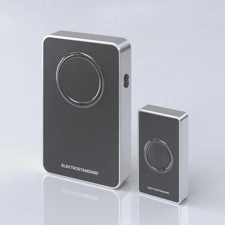 Звонок беспроводной Elektrostandard DBQ27M WL чёрный/серебро a055696 Звонок беспроводной Elektrostandard DBQ27M WL чёрный/серебро a055696