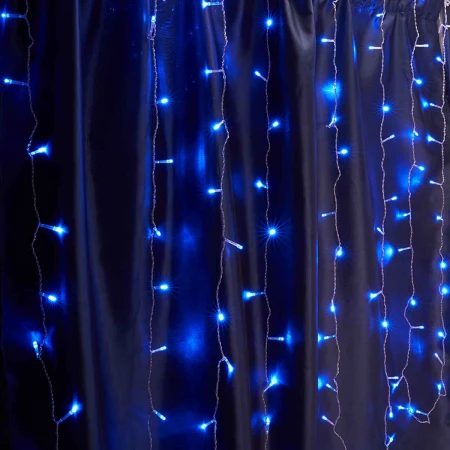 Светодиодная гирлянда Feron Занавес 230V синяя без мерцания CL18 32325 Светодиодная гирлянда Feron Занавес 230V синяя без мерцания CL18 32325