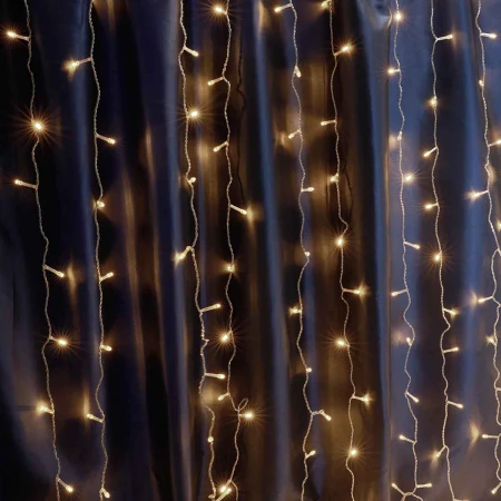 Светодиодная гирлянда Feron Занавес 230V 2700K теплый белый без мерцания CL18 32323 Светодиодная гирлянда Feron Занавес 230V 2700K теплый белый без мерцания CL18 32323