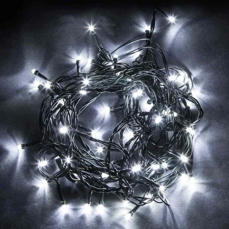 Светодиодная гирлянда Feron 10 веток 230V 5000K холодный белый с мерцанием CL92 32378 Светодиодная гирлянда Feron 10 веток 230V 5000K холодный белый с мерцанием CL92 32378