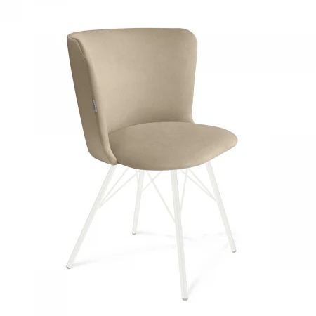 Кухонный стул Sheffilton SHT-ST36/S37 ванильный крем/белый 2323904601