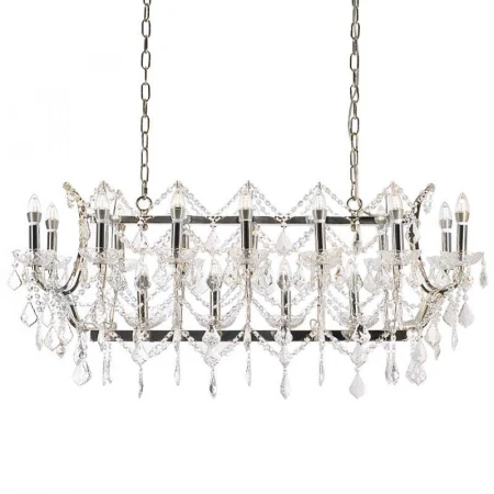 Люстра Loft-Concept RH Rococo Iron & Crystal Chandelier 40.350-0