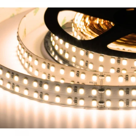 Лента светодиодная ELF 1400SMD диодов (2835), 36В, 5м, ГИПЕР, белый теплый 2800-3300К ELF-1400SMD2835NWww-Hy36