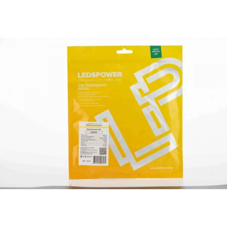 Светодиодная лента LEDS POWER 2835 176/м (16Вт/м) 24В теплая, серия ПРО125 008974 Светодиодная лента LEDS POWER 2835 176/м (16Вт/м) 24В теплая, серия ПРО125 008974