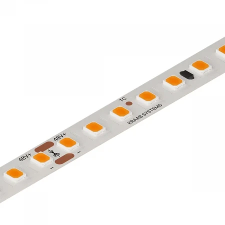Светодиодная лента Kraab Systems PIXIE SMD 2835-140 48В 5Вт 3000К CRI92 8мм 5м 27.101.2 Светодиодная лента Kraab Systems PIXIE SMD 2835-140 48В 5Вт 3000К CRI92 8мм 5м 27.101.2