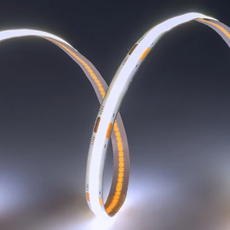 Лента светодиодная ELFLED 512COB диодов, 24В, 5м, ширина 8мм, белый 6500-7000К ELFLED-512COB-8-w6K-24