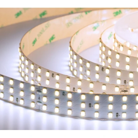 Лента светодиодная ELFLED PRO140, 336/м (2835), 24В, 30Вт/м, 3м, 3ряда, белый 6500-7000К ELFLED-24336-PRO140/3-w