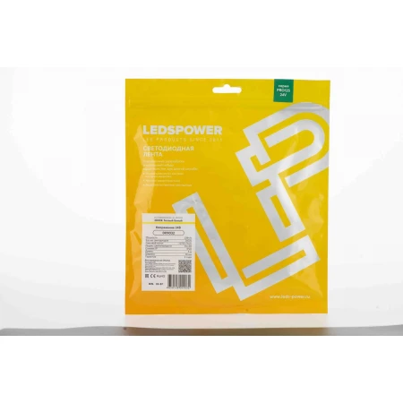 Светодиодная лента LEDS POWER 2835 240/м (22Вт/м) 24В теплая, серия ПРО125 009032 Светодиодная лента LEDS POWER 2835 240/м (22Вт/м) 24В теплая, серия ПРО125 009032