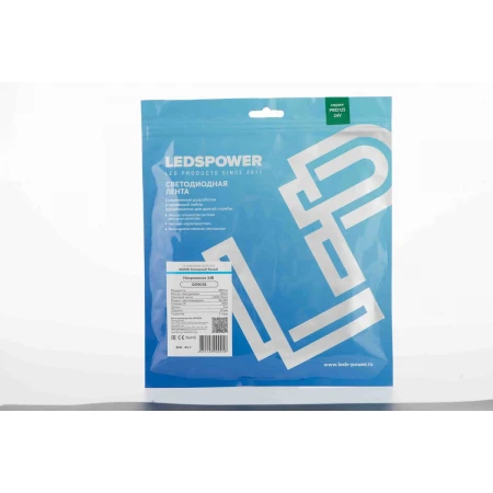 Светодиодная лента LEDS POWER 2835 192/м (18Вт/м) 24В холодная, серия ПРО125 009018 Светодиодная лента LEDS POWER 2835 192/м (18Вт/м) 24В холодная, серия ПРО125 009018