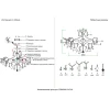 Потолочная люстра Crystal Lux Esmiralda PL6 Silver