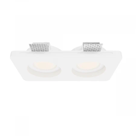 Встраиваемый светильник Maytoni Technical Gyps Modern DL002-GU10-02-W