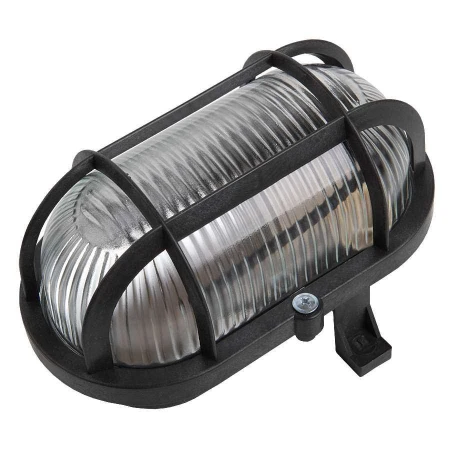 Светильник General НБП 02-60-004.03 "ЕВРО" с решеткой черный