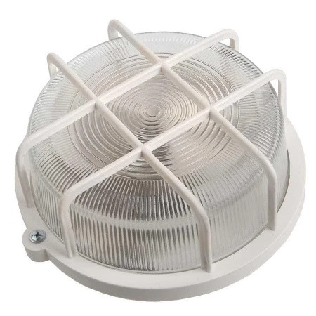 Светильник General НПП 03-100-005.04 белый с решеткой